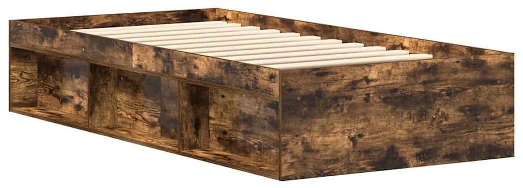 Estrutura de cama 90x190 cm carvalho fumado