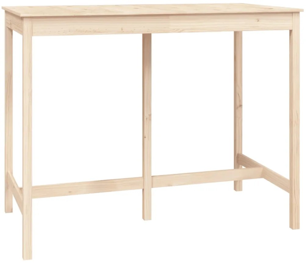7 pcs conjunto de bar pinho maciço