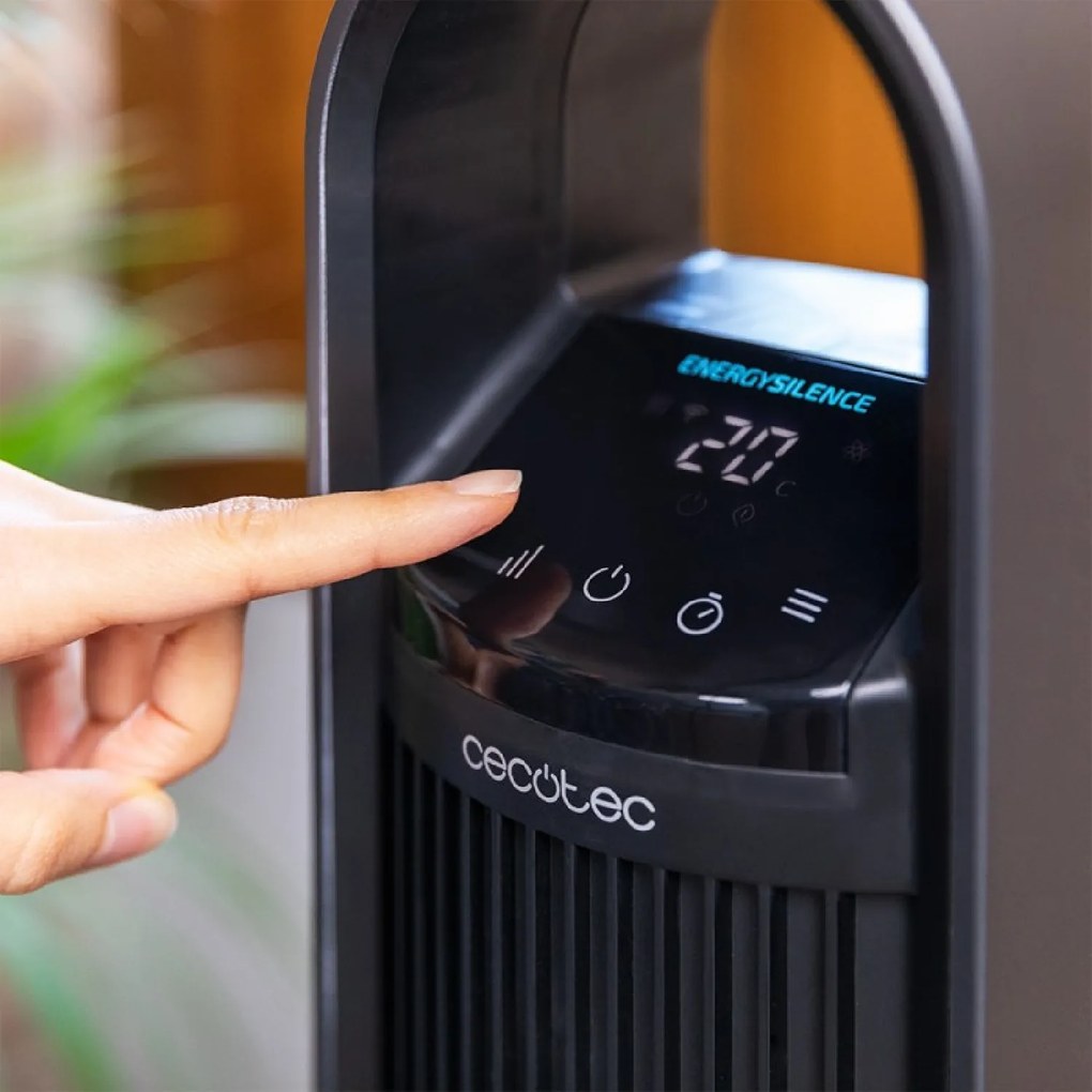 Coluna de ar EnergySilence 9190 Skyline Ionic Connected 60 W e 40’’ com controlo por Wi-Fi e ionizador