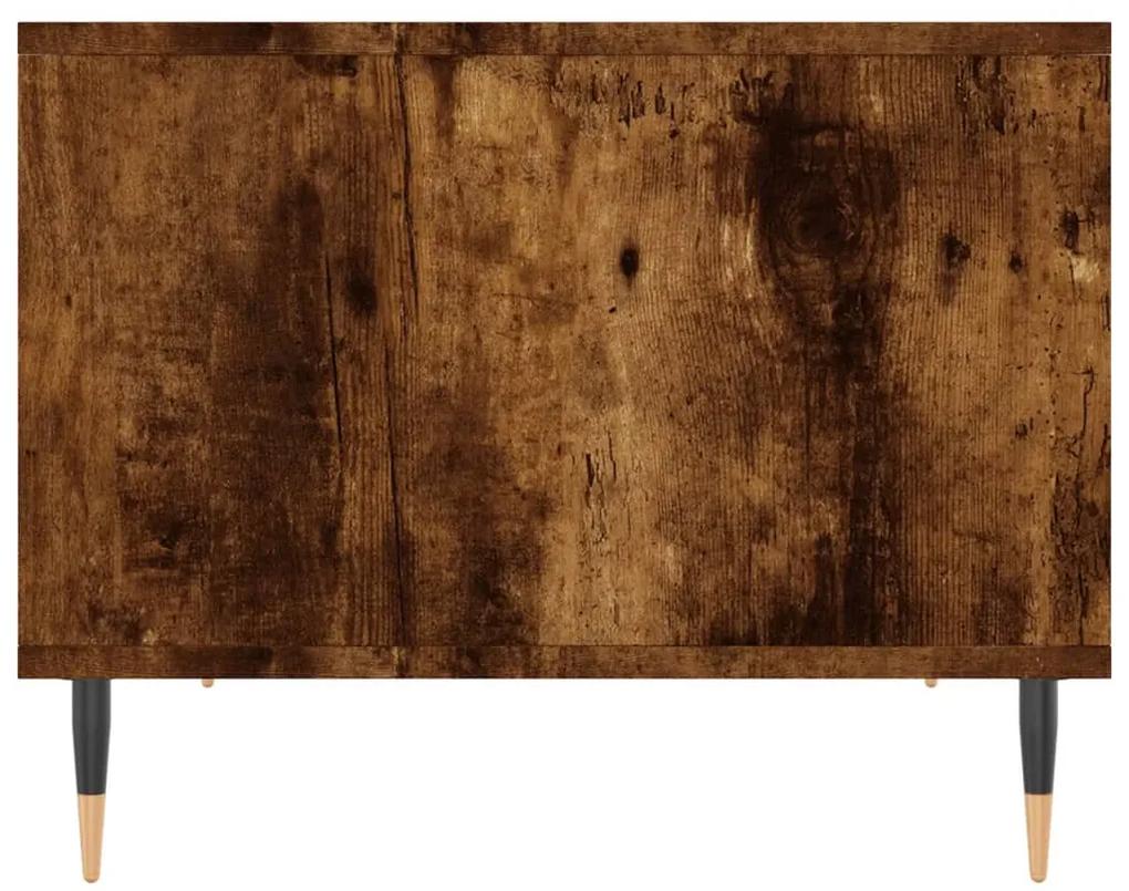 Mesa centro 60x50x40 cm madeira processada carvalho castanho