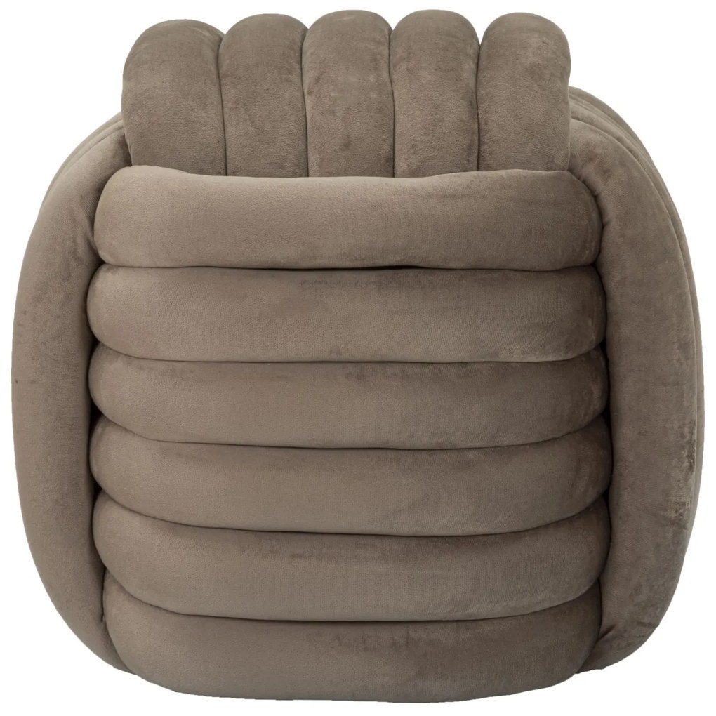 PUFF SOFTY CINZA CM 45X45X45