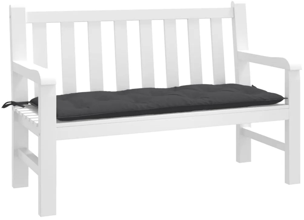 Almofadão banco jardim 120x50x7cm mesclado antracite
