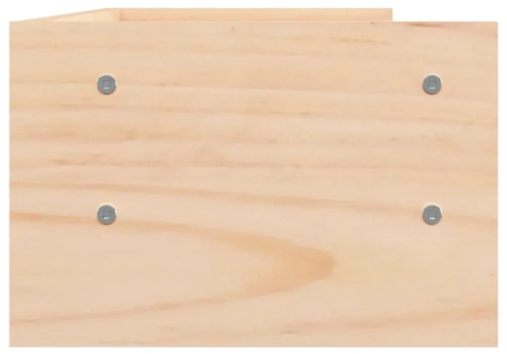 Suporte para monitor 50x24x16 cm madeira de pinho maciça