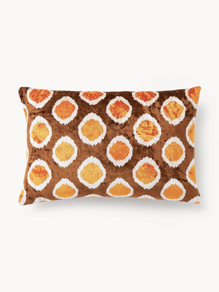Capa de almofada em viscose com padrão jacquard entrançado Eddie