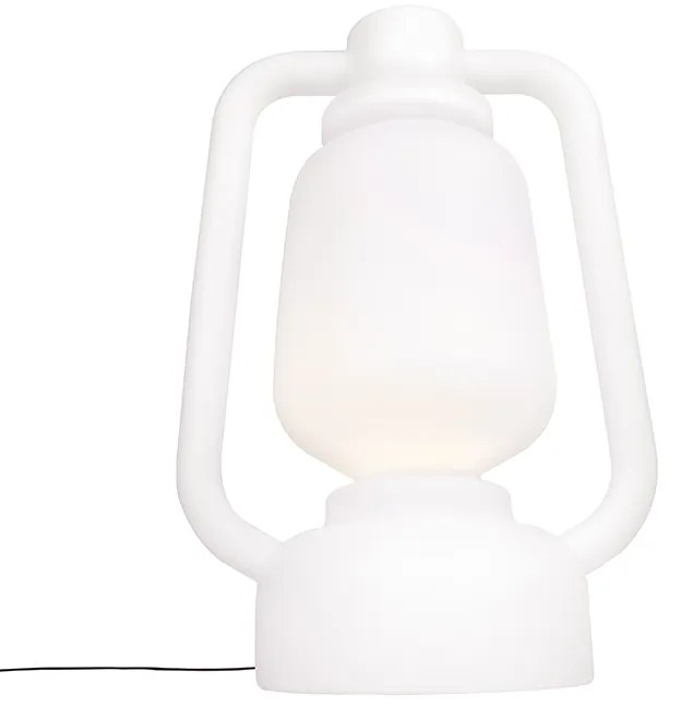 Candeeiro de Pé Branco 110 cm IP44 - Storm Extra Grande