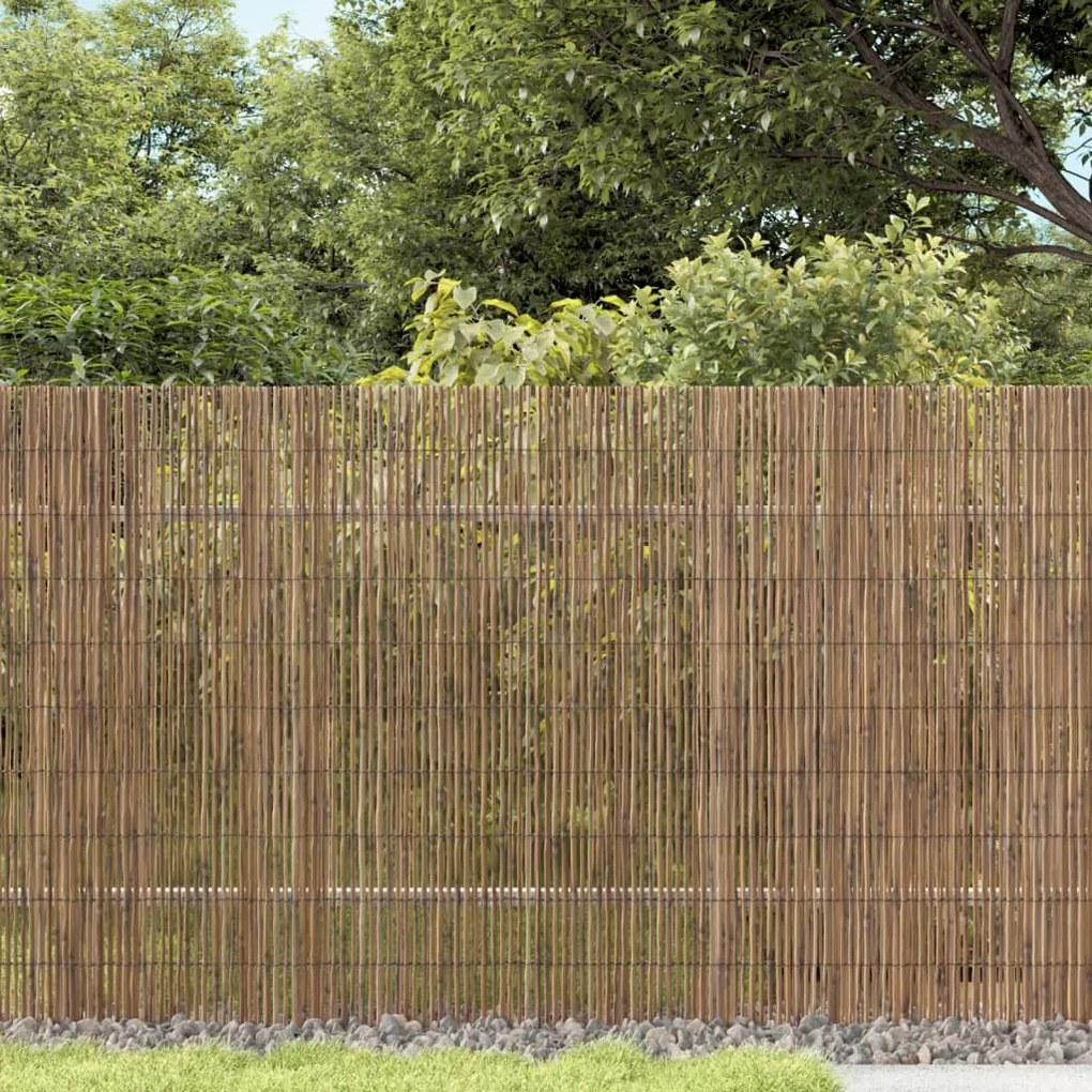 Vedação de jardim 300x90 cm cana