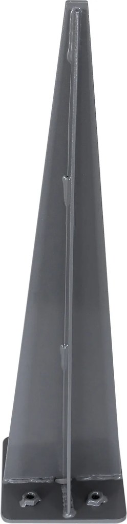 Pino de fixação para toldo lateral 11,5 x 11,5 x 46 cm cinzento