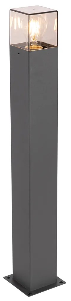 Candeeiro de pé exterior moderno 70 cm cinzento escuro IP44 - Denmark Moderno