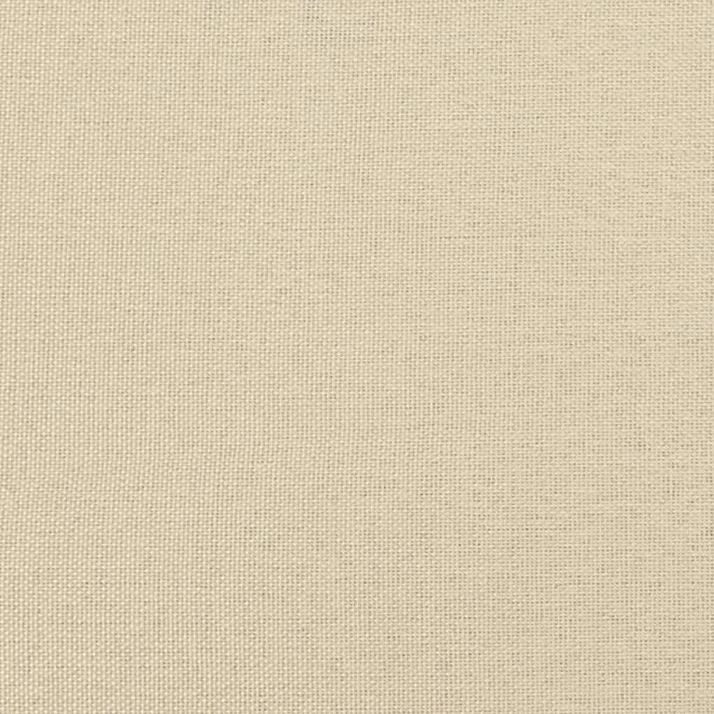 Sofá Bianca - De 2 Lugares - Em Tecido - Cor Creme - 138x77x80 cm - As