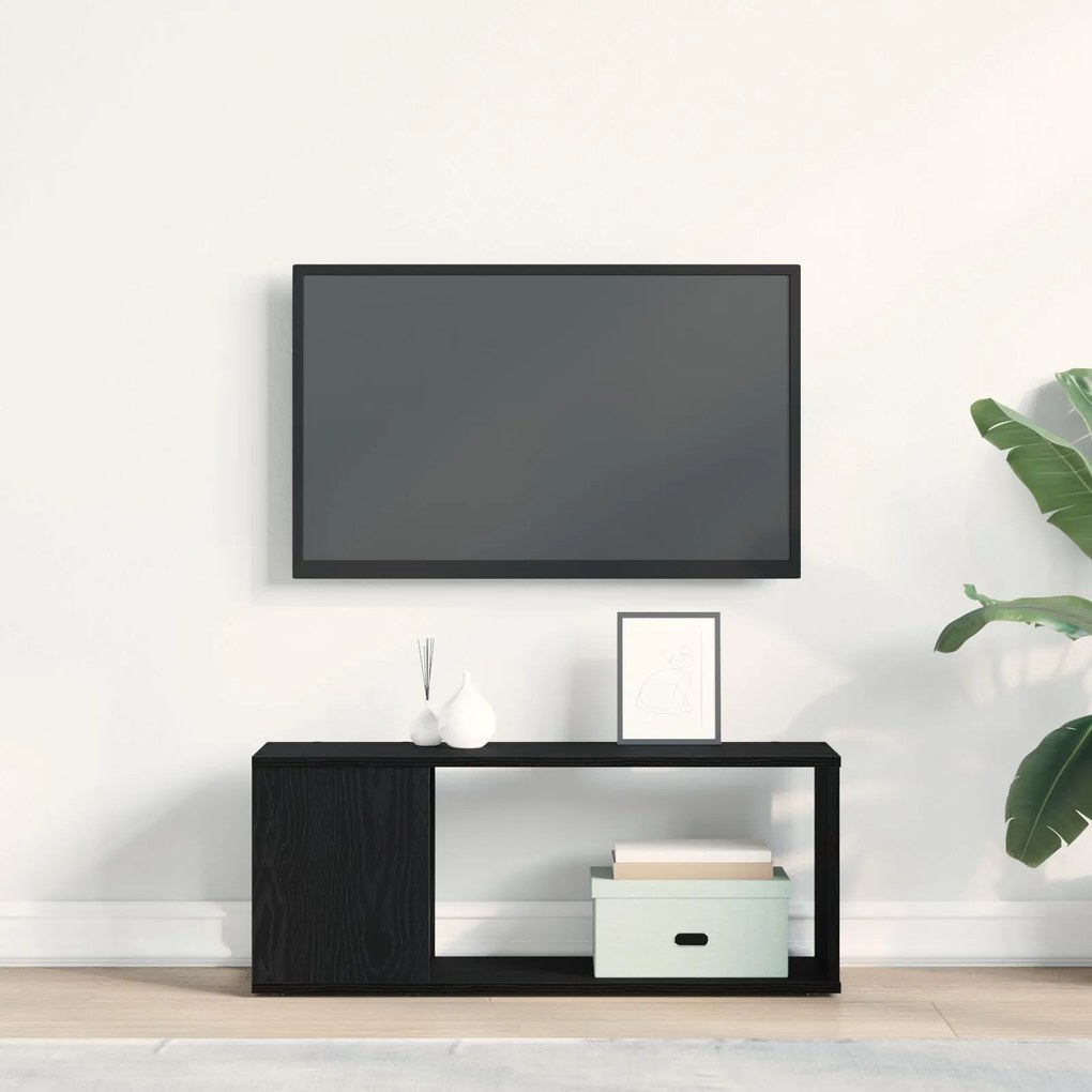 Cabinet de TV vidaXL Branco 80x24x32 cm Madeira engenheirada