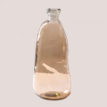 Vaso Em Vidro Boyte Castanho Trigo - Sklum