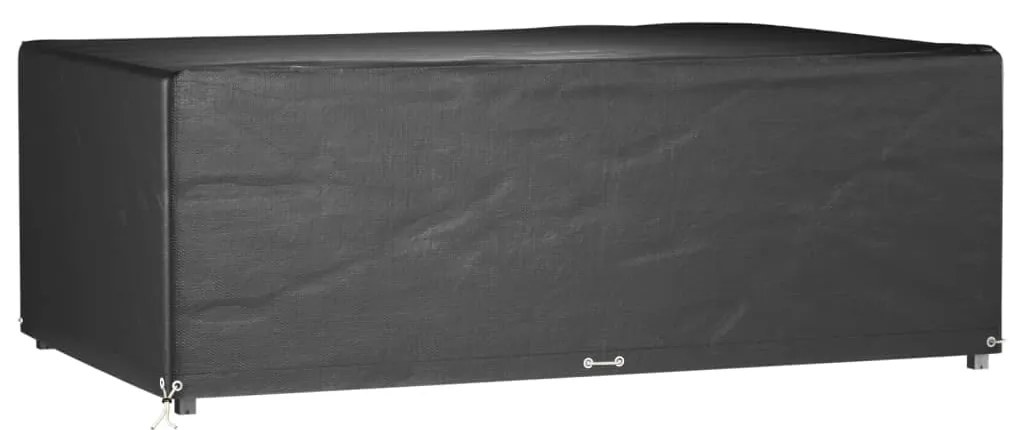 Capas p/ mobília jardim 2 pcs 12 ilhós 213x132x75 cm retangular