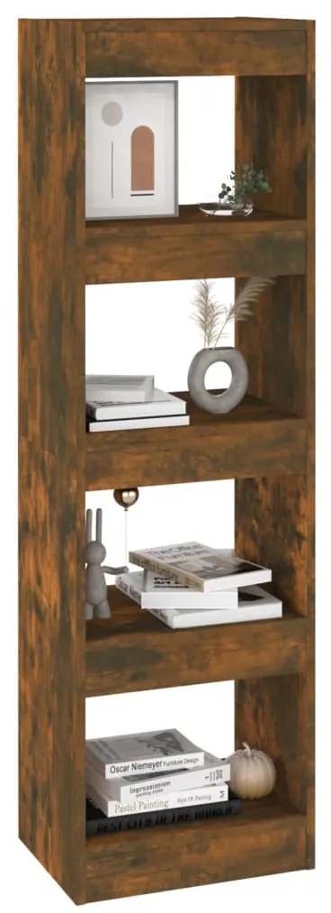 Estante/divisória 40x30x135 cm cor carvalho fumado