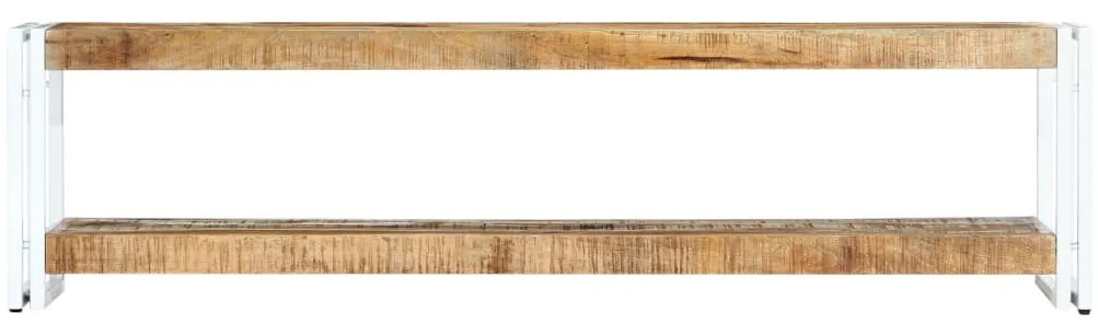 Móvel de TV 150x30x40 cm madeira de mangueira maciça