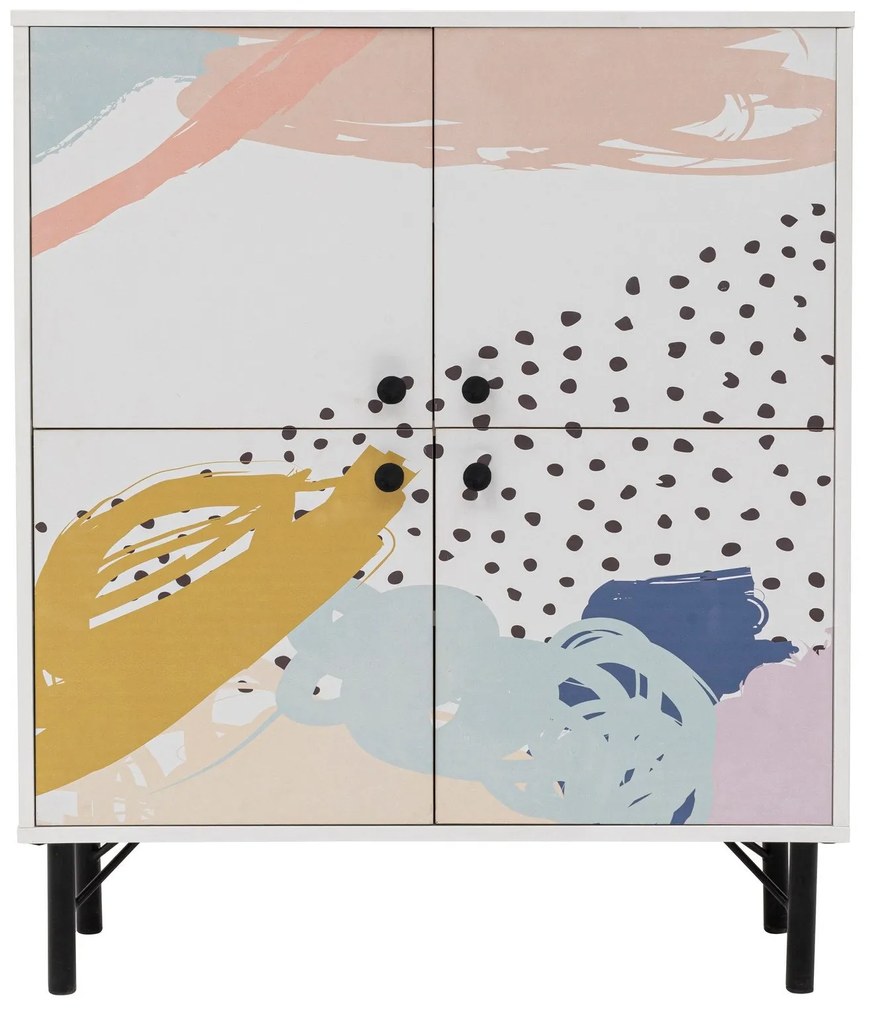 Armário Multiuso Multilux – Multicolor – 95x111x36 cm