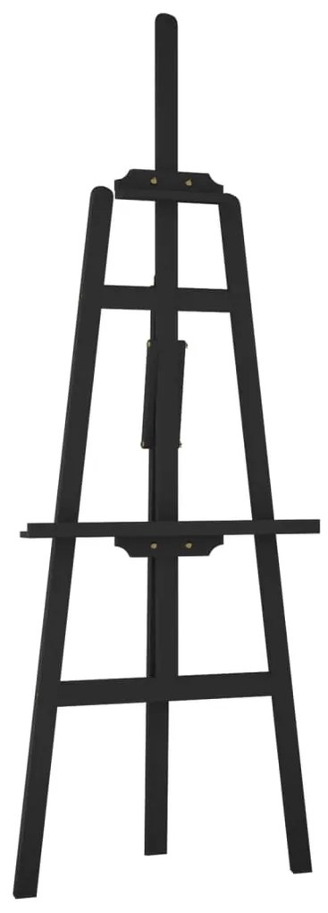 Cavalete 53,5x95x127 cm madeira de pinho maciça preto