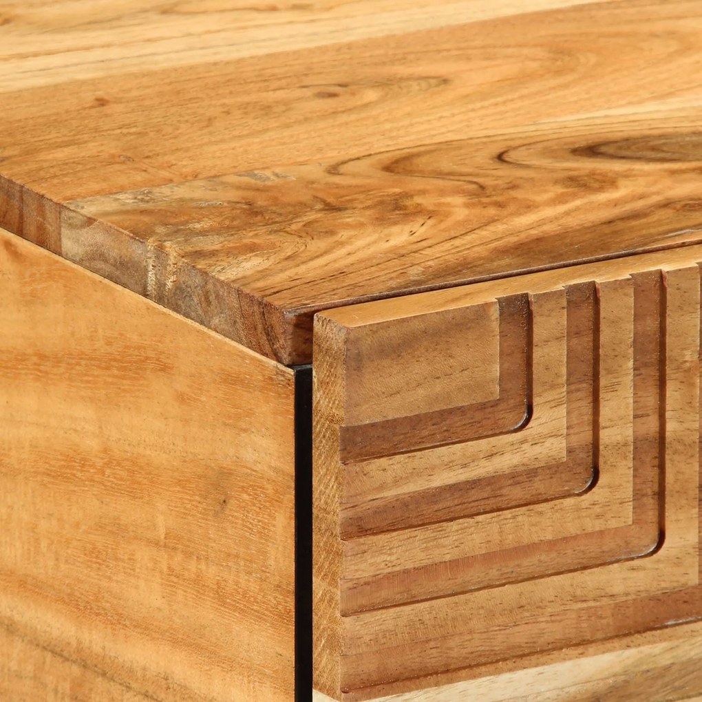 Mesa de centro vidaXL 100x54x40 cm Madeira de Acácia Sólida