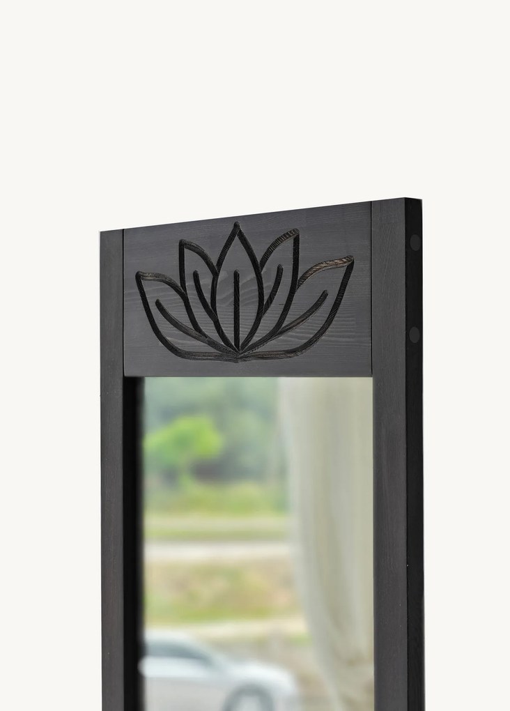 Espelho Cheval Lotus – Antracite – 55x155x2 cm