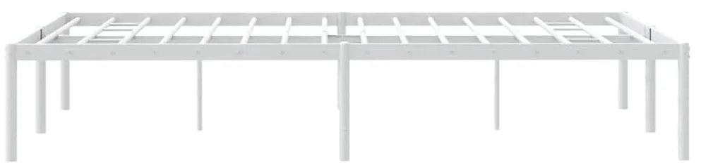 Estrutura de cama 135x190 cm metal branco
