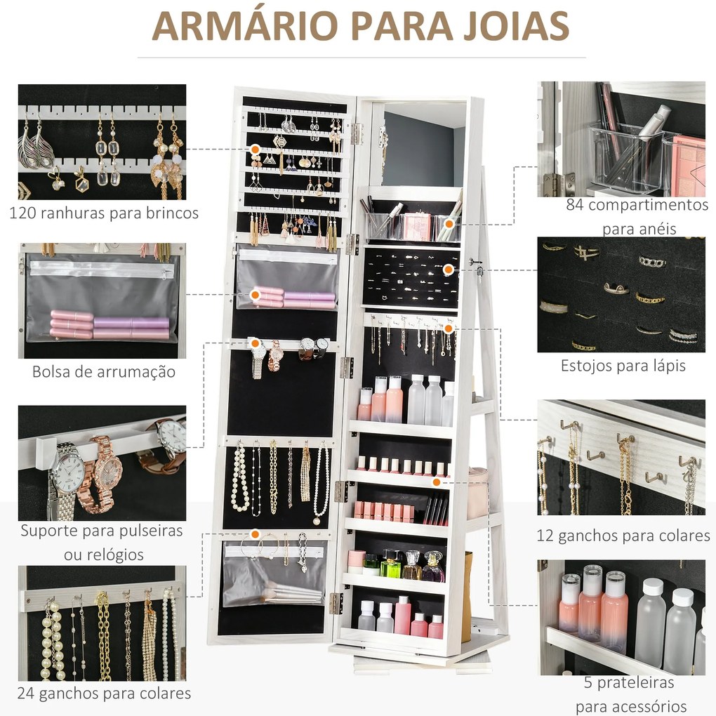 Armário Moderno – Modelo Dijon – 38x38x160 – Armazenamento Vertical –
