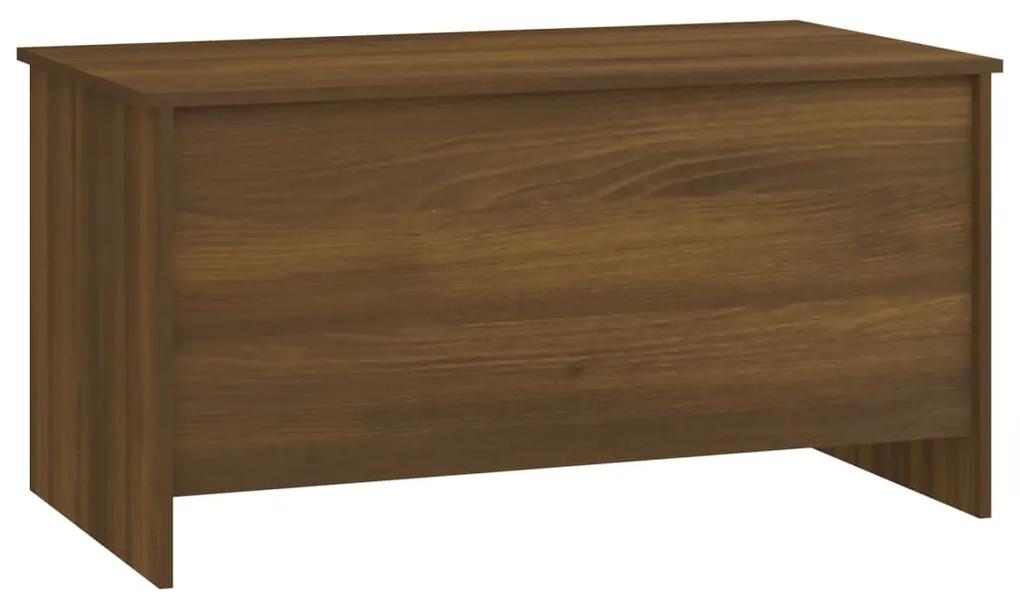 Mesa centro 102x55,5x52,5 madeira processada carvalho castanho