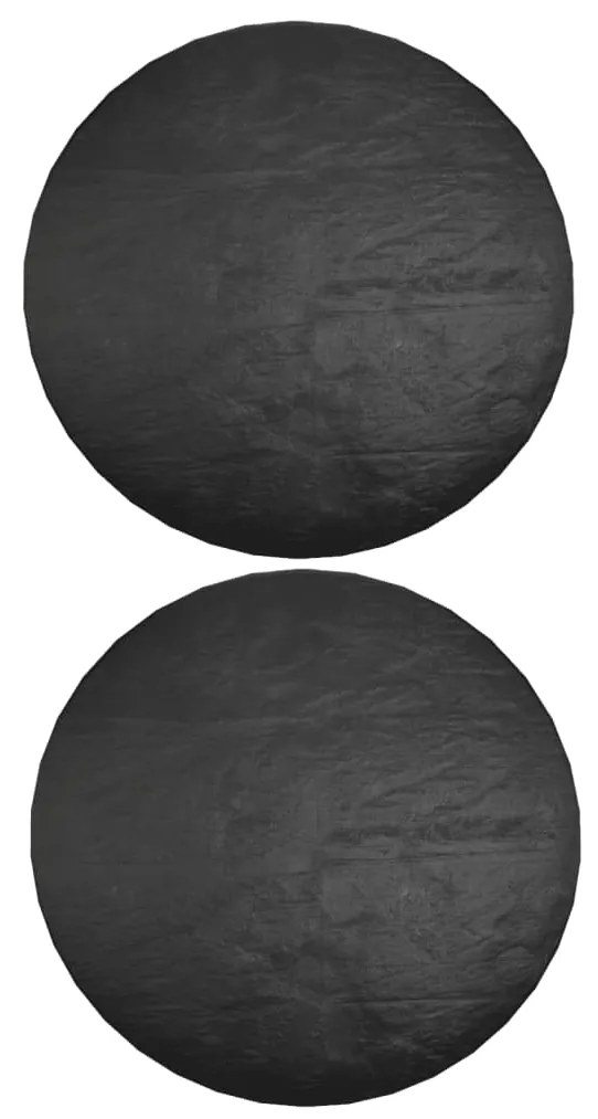 Capas p/ mobília de jardim 2 pcs 6 ilhós Ø125x75 cm redondo