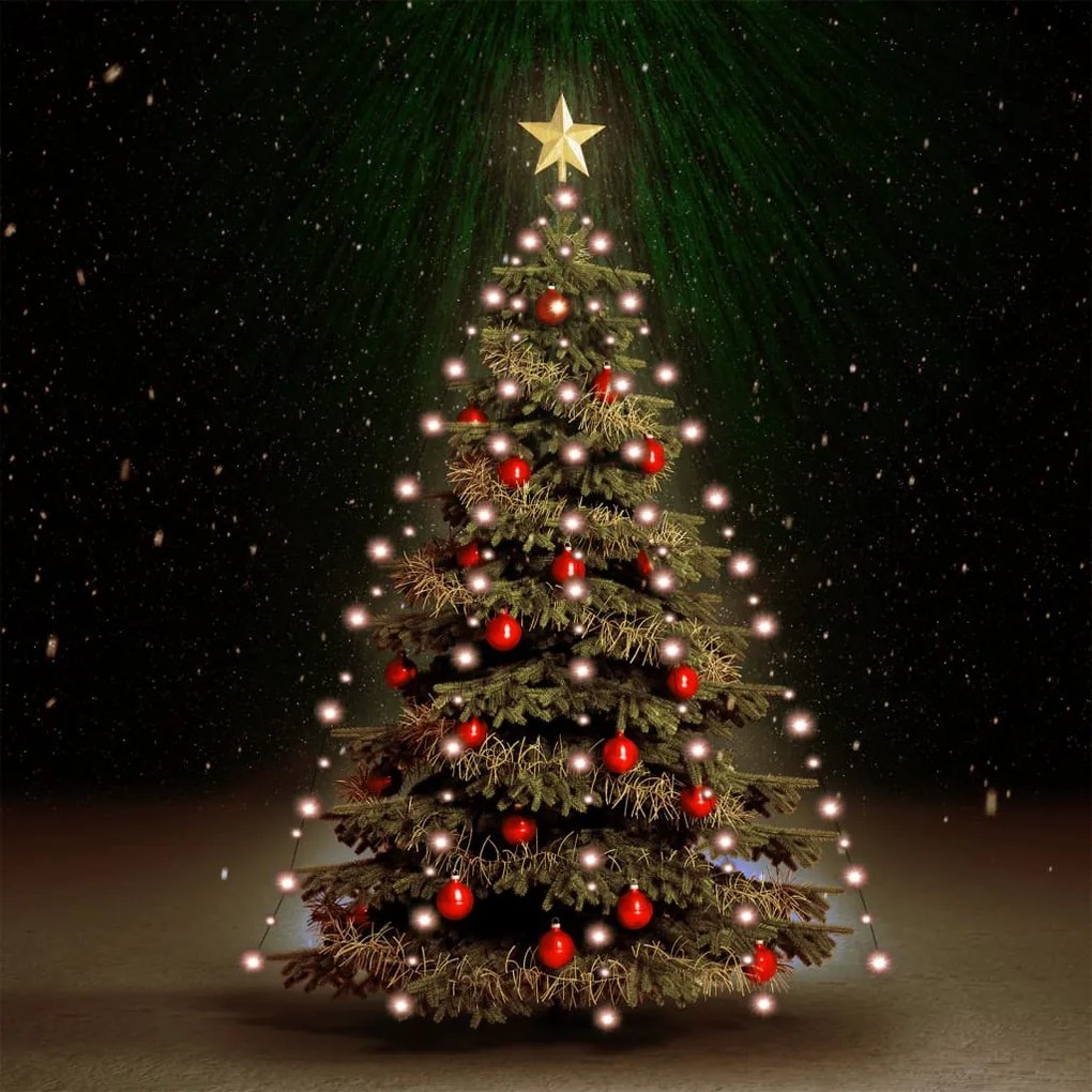 Cordão de luzes para árvore de Natal 180 LED 180 cm