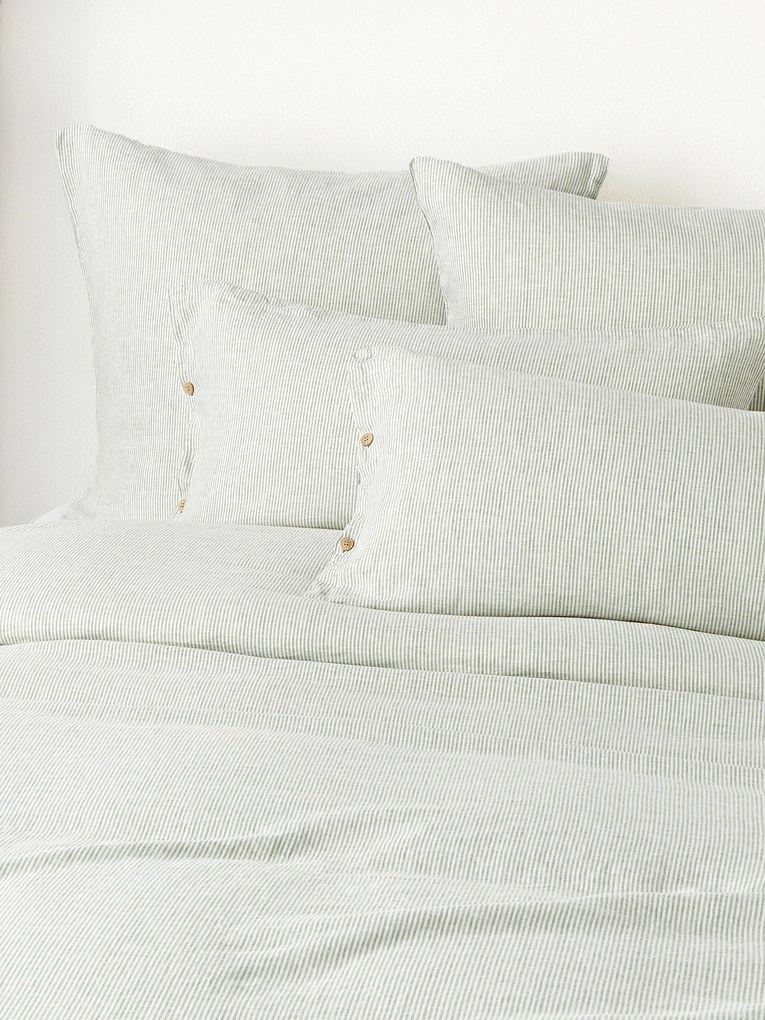 Capa de edredão em linho lavado Rinna