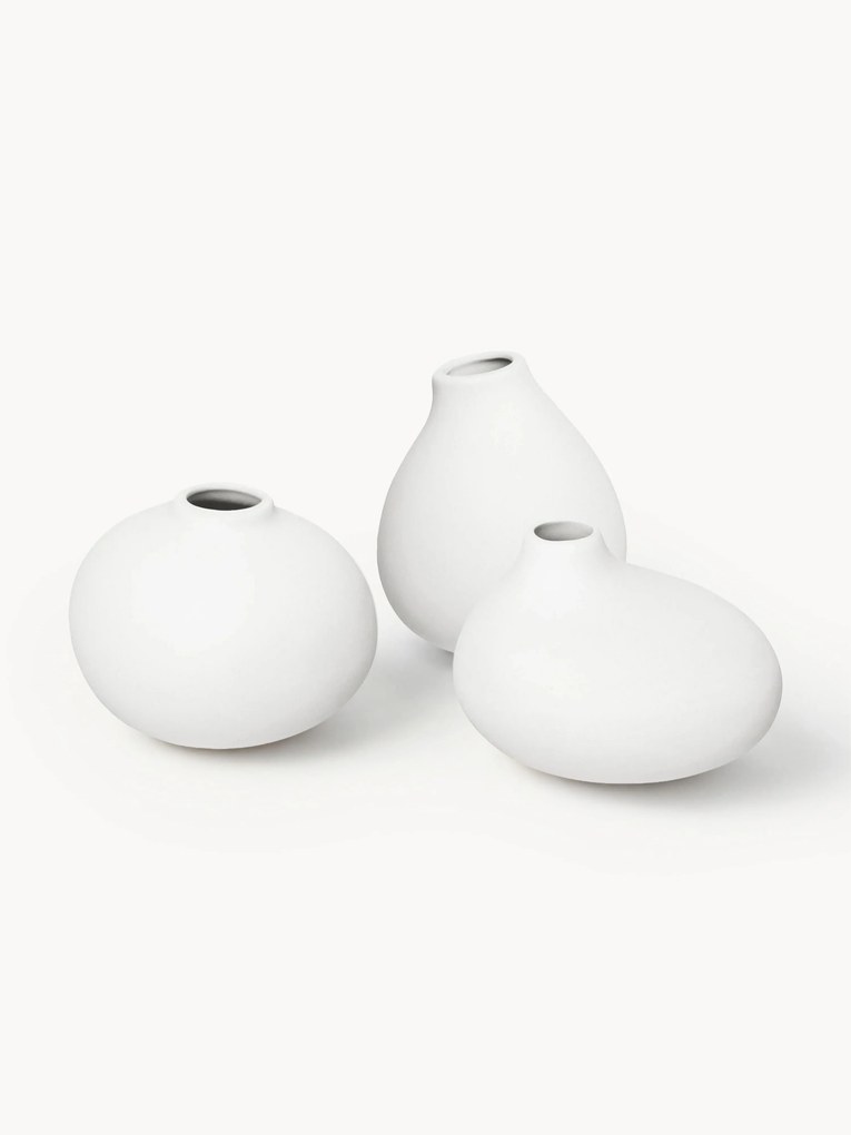 Jarras em porcelana pequenas Nona, 3 uni.