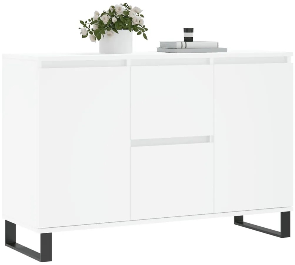 Aparador 104x35x70 cm derivados de madeira branco