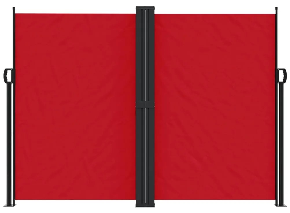 Toldo lateral retrátil 180x600 cm vermelho