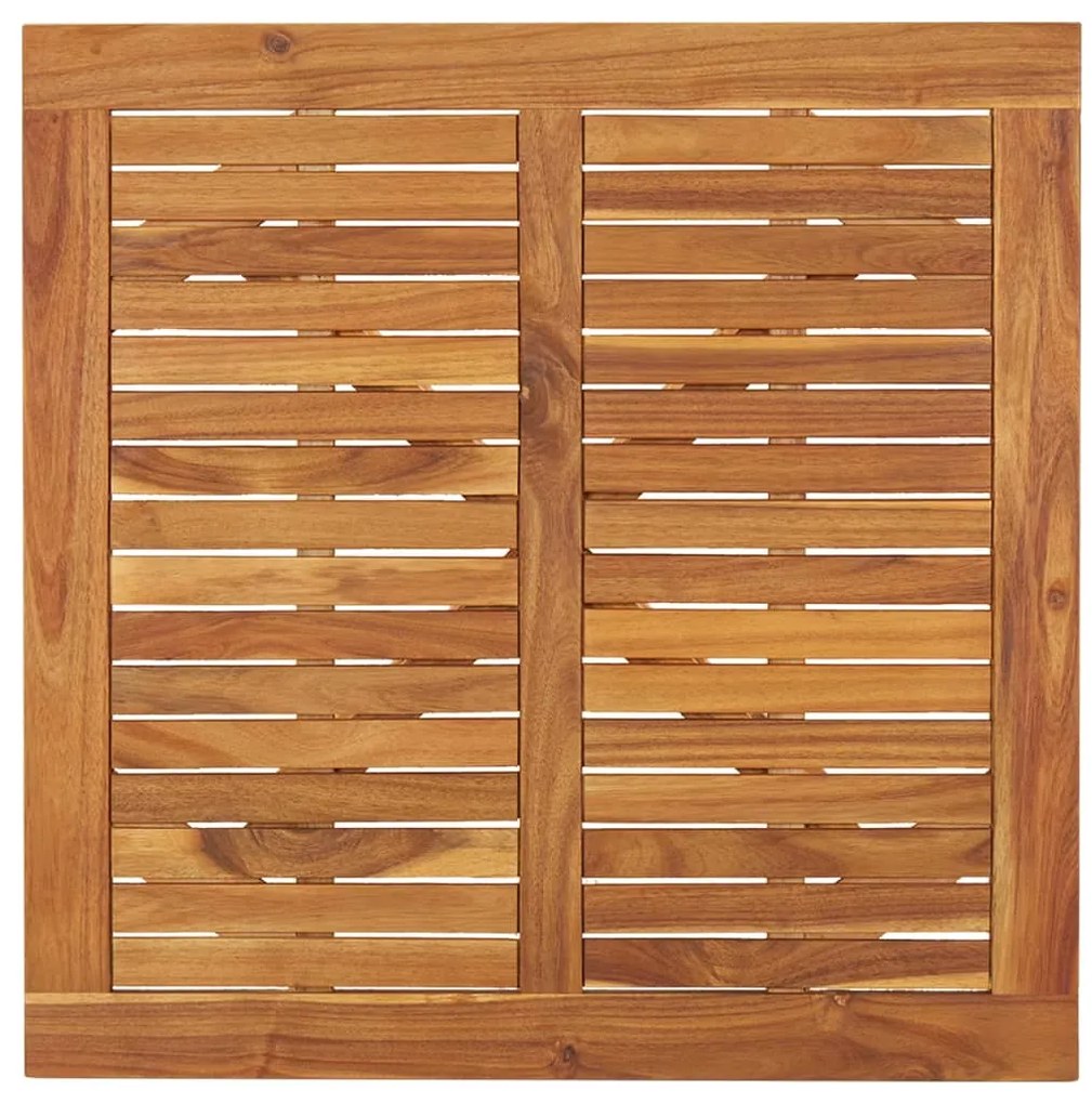 3 pcs conjunto de jantar para jardim madeira de acácia maciça