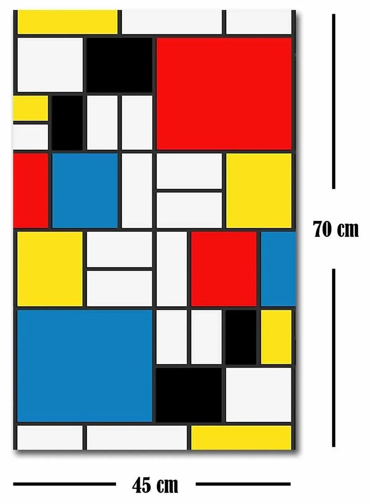 Quadro Decorativo FAMOUSART-020 – Multicolor – 45 x 70 cm