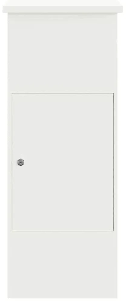 Caixa para entrega de pacotes Branco 44,5 x 29 x 110,5 cm Aço