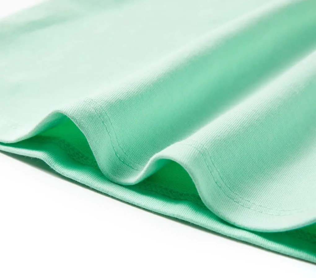 Vestido de criança com cordão verde brilhante 140