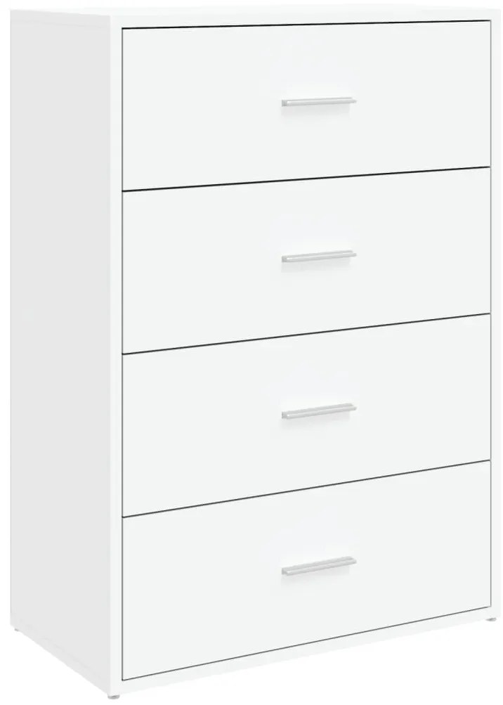 Aparadores 2 pcs 60x31x84 cm derivados de madeira branco