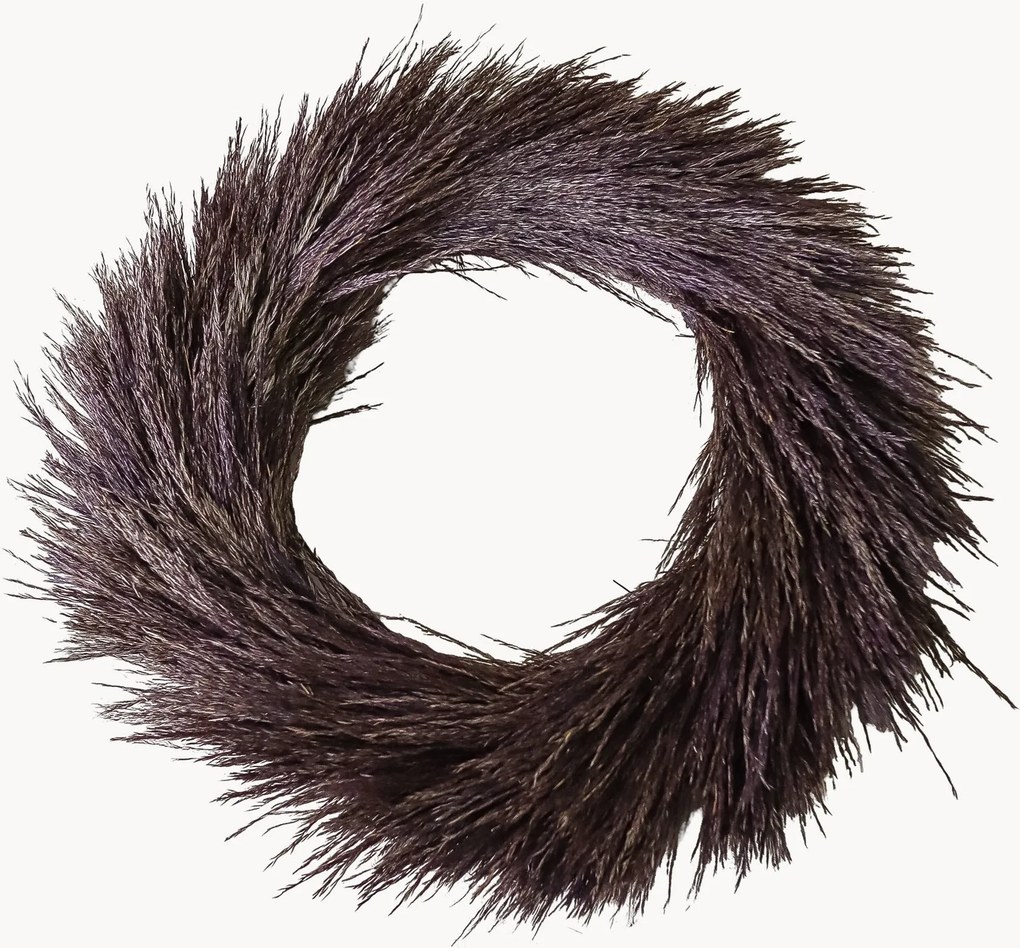 Coroa artesanal Pampas Grass