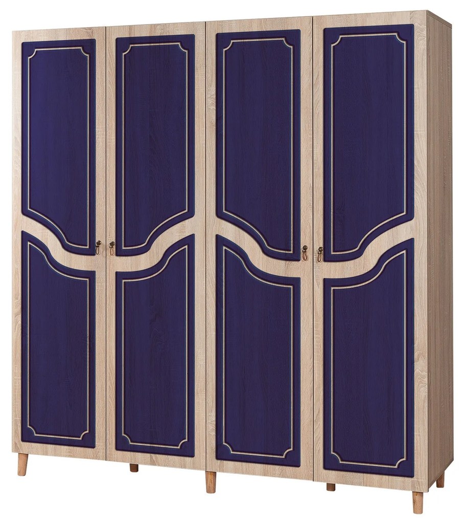 Roupeiro Imaj – Carvalho Sonoma – 180x192x52 cm