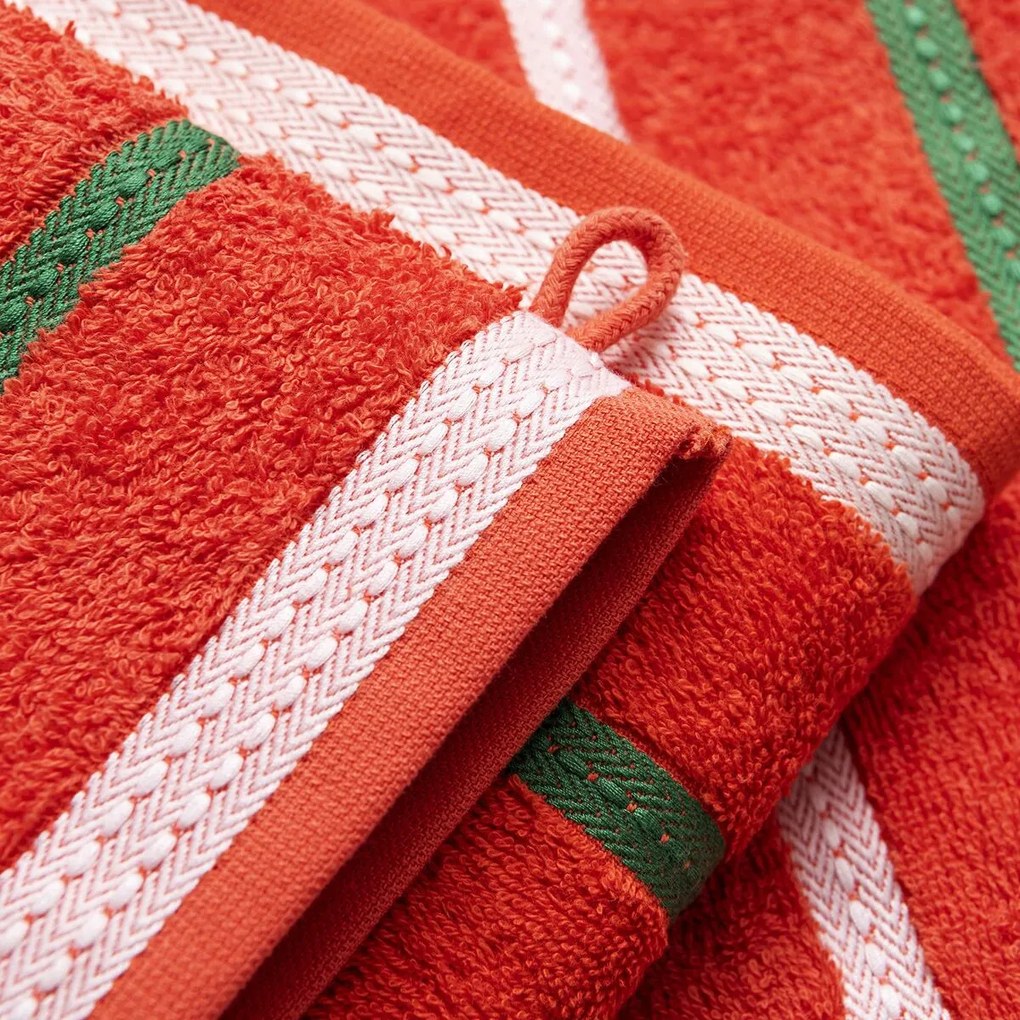 Jogo de toalhas Benetton Vermelho (4 pcs)