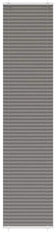 vidaXL Antracite Plissada Cega 40x200 cm Largura Tecido 39,4 cm