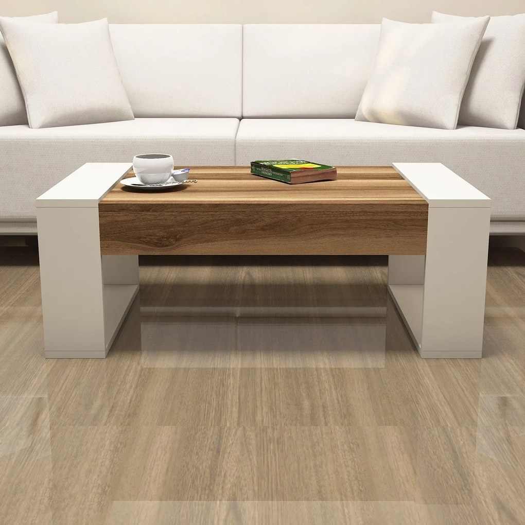 Mesa de Centro Venüs – Nogueira – 102x37,6x60 cm