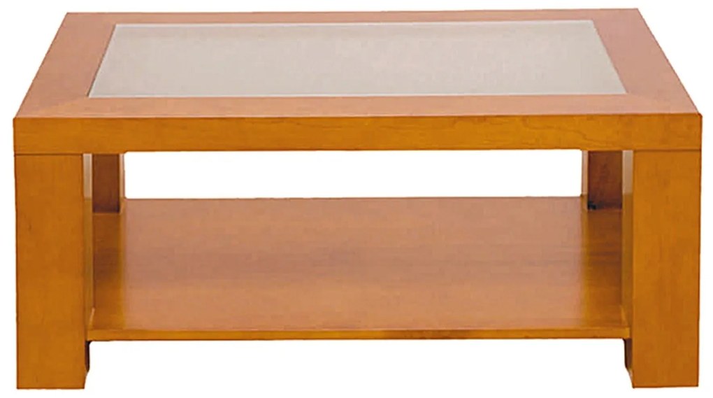 Mesa de centro 1447 (100x60cm | Personalizável) - carvalho natural