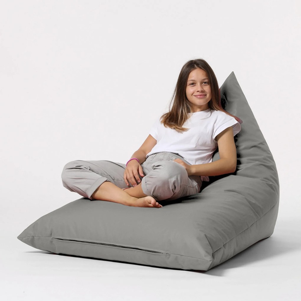 Puff de Jardim Pyramid Big Bed – Fumo – 145x35x90 cm | Tribo Home