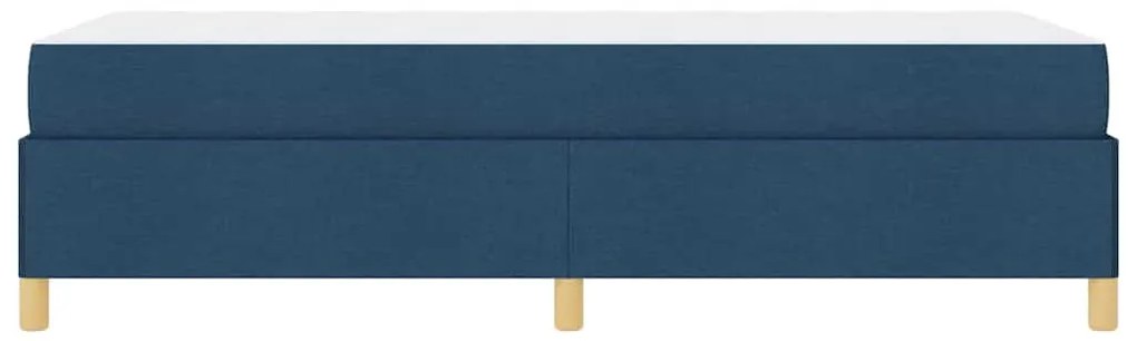 Cama Box Outros Azul e Branco 90 x 190 cm tecido
