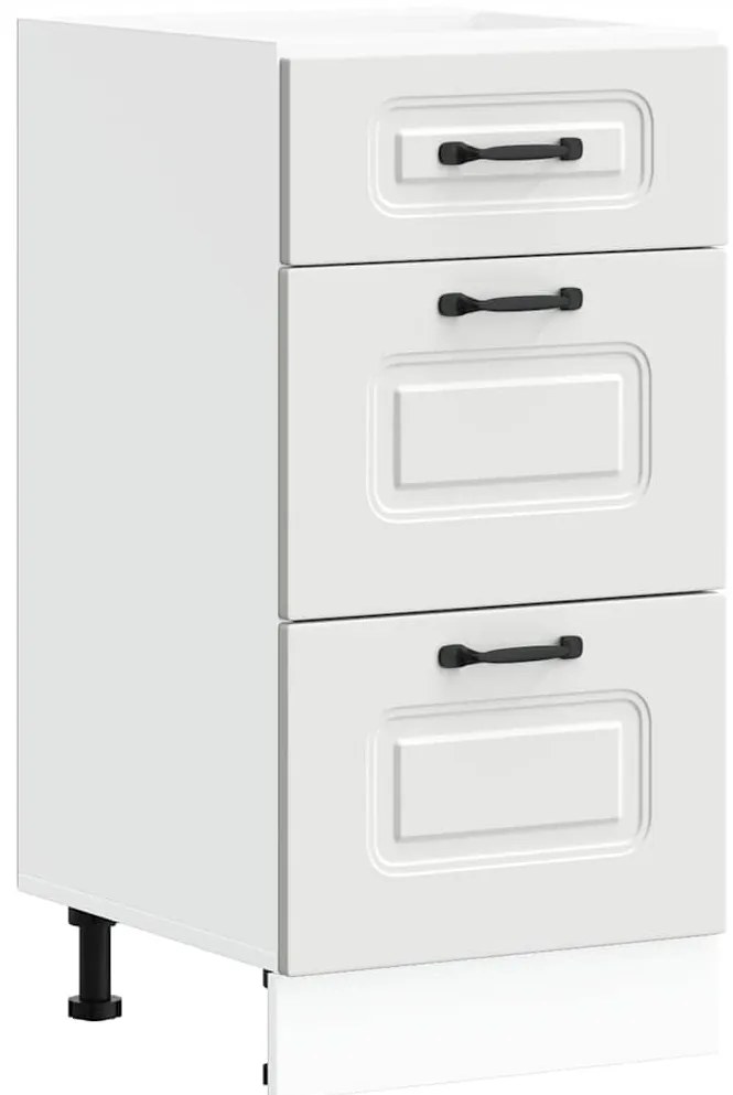 vidaXL Armário de cozinha baixo Kalmar madeira artificial branca