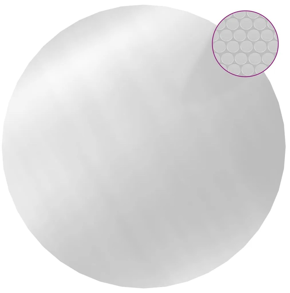 Cobertura para piscina 455 cm PE prateado