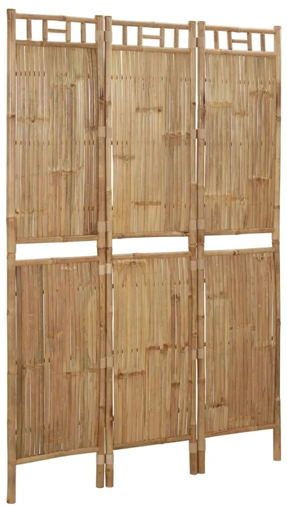 Biombo com 3 painéis 120x180 cm bambu