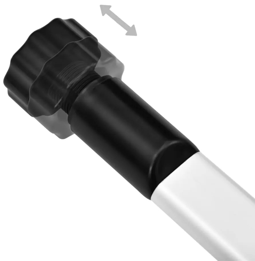 Suporte para botas telescópico com varões de alumínio