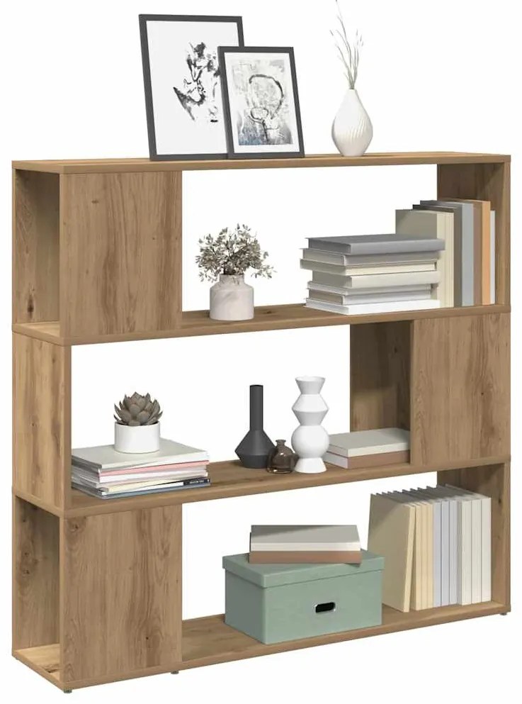 vidaXL Armário/divisória de quarto carvalho artesanal 100x24x94 cm