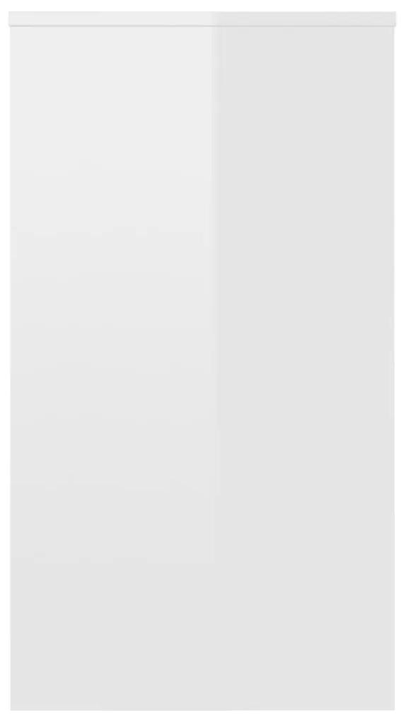 Secretária Turin de 90 cm - Branco Brilhante - Design Moderno
